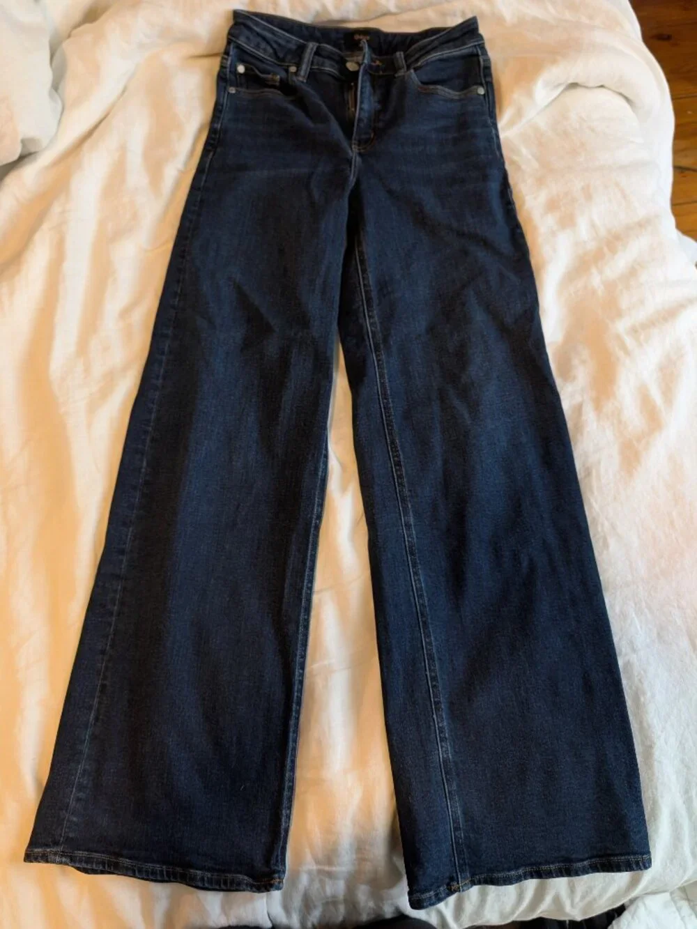 Quince Bella Stretch Wide Leg Jeans Size 26